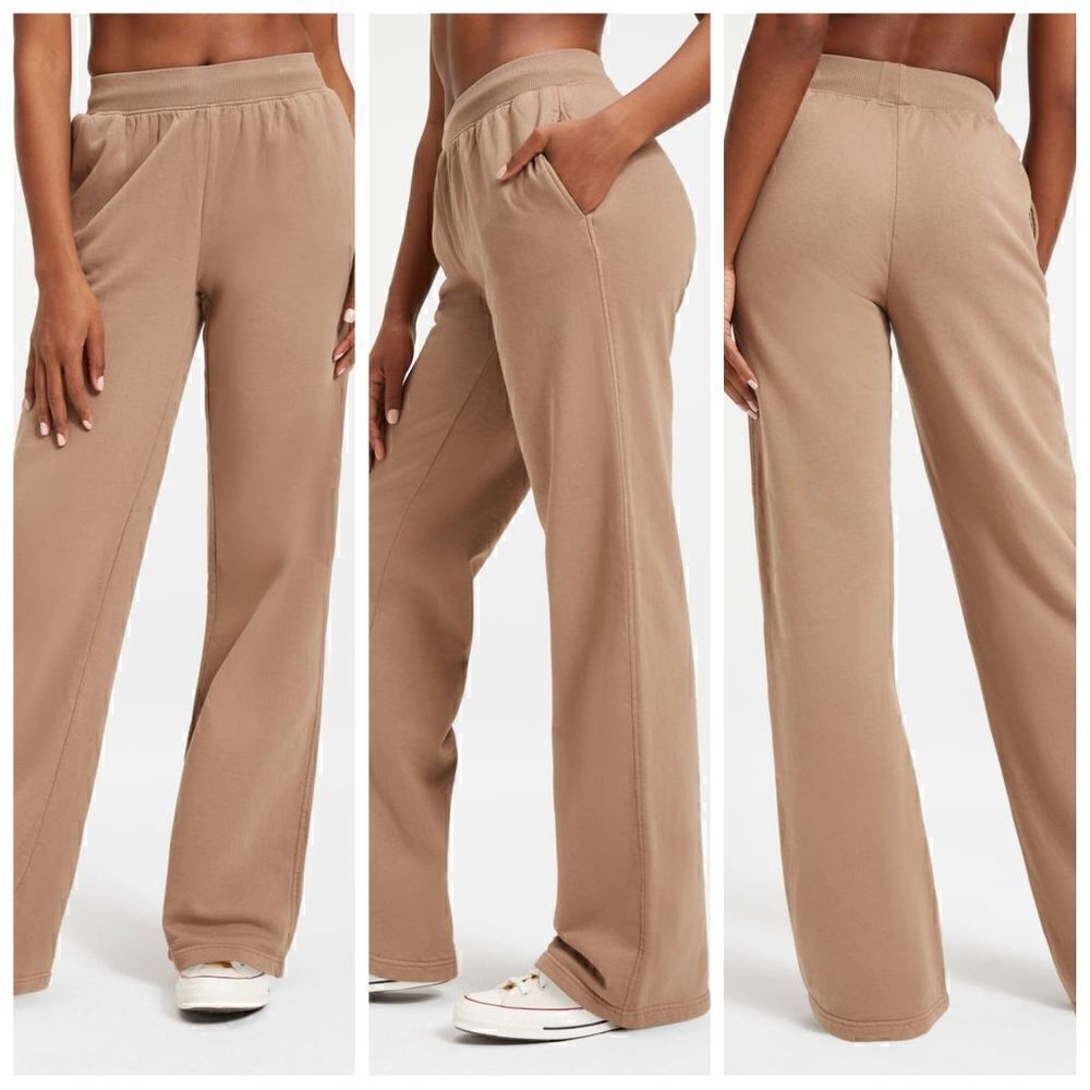 Good American Wide Leg Sweatpant Size Small (1)